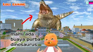 Buaya purba marah gara gara laut dikotori sampah🐊bayi ton tom 🦈🐙sakura school simulator screenshot 4