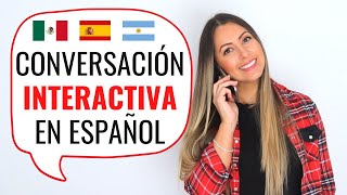 SPANISH CONVERSATION Practice with ROLEPLAY to Improve Speaking Skills | Conversación Interactiva