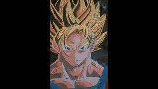 How to draw Goku • Step by step Goku drawing anime goku art satisfying subscribe naruto art