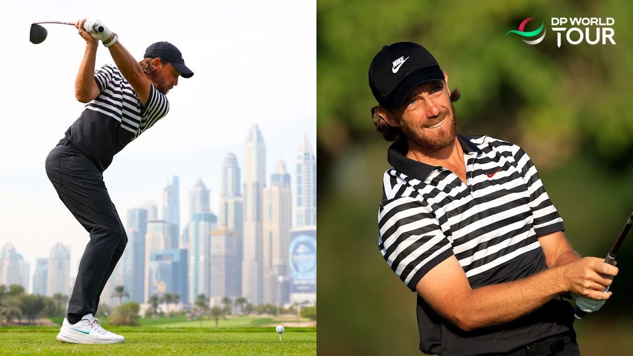 Tommy Fleetwood's Golf Swing In Slow motion