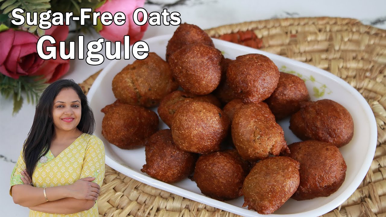 Sugar-Free Oats Gulgule | How to Make Gulgule | Sweet Pua Recipe | Gulgule Recipe | Holi Recipe | Healthy Kadai