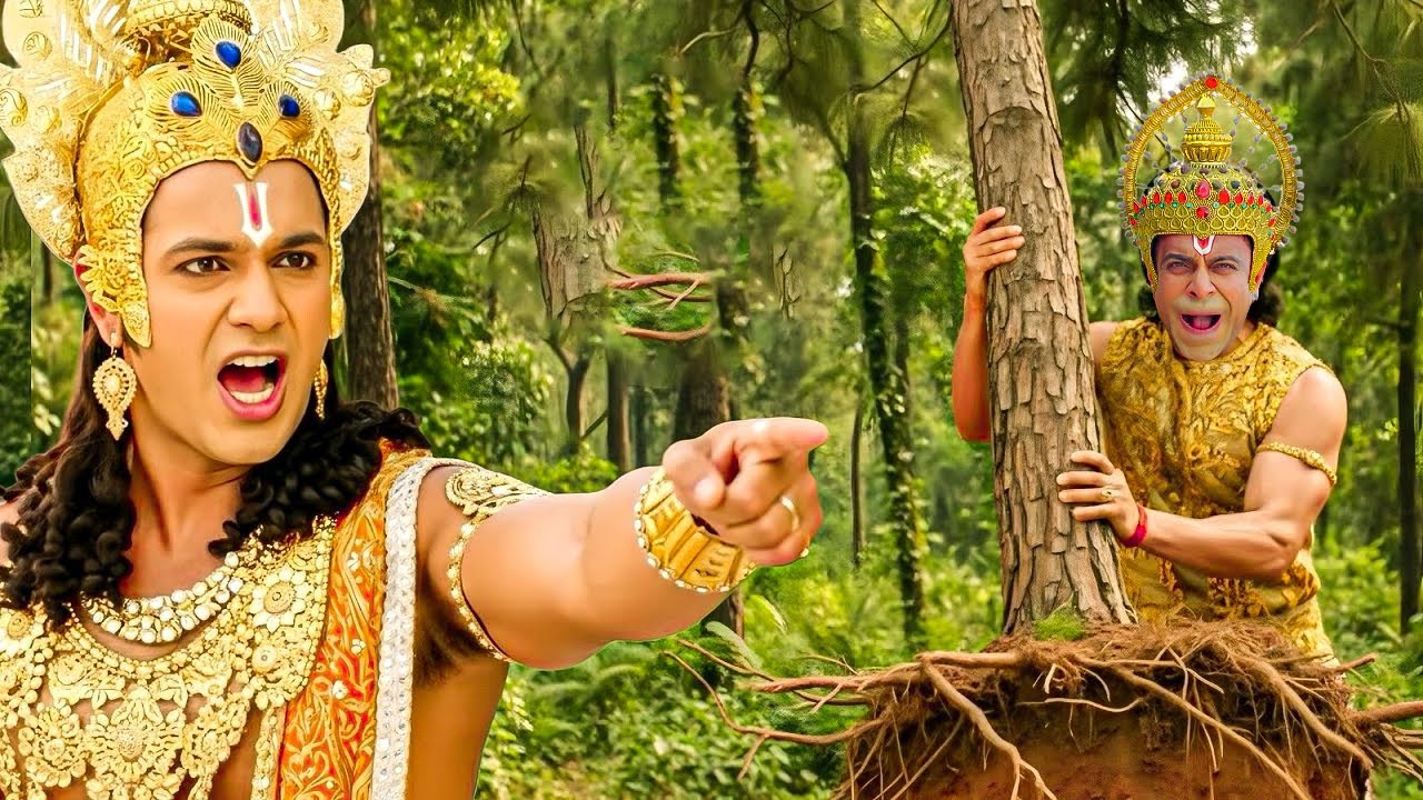 वासुदेव पर हनुमान ने उखाड़ फेंके जंगल के सारे पेड़ | Mahabali Hanuman | 