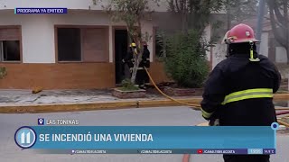 Se incendió una vivienda en Las Toninas