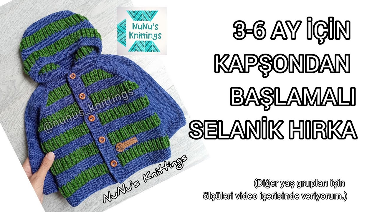 İKİ RENKLİ SELANİK HIRKA   -With English Explanations-