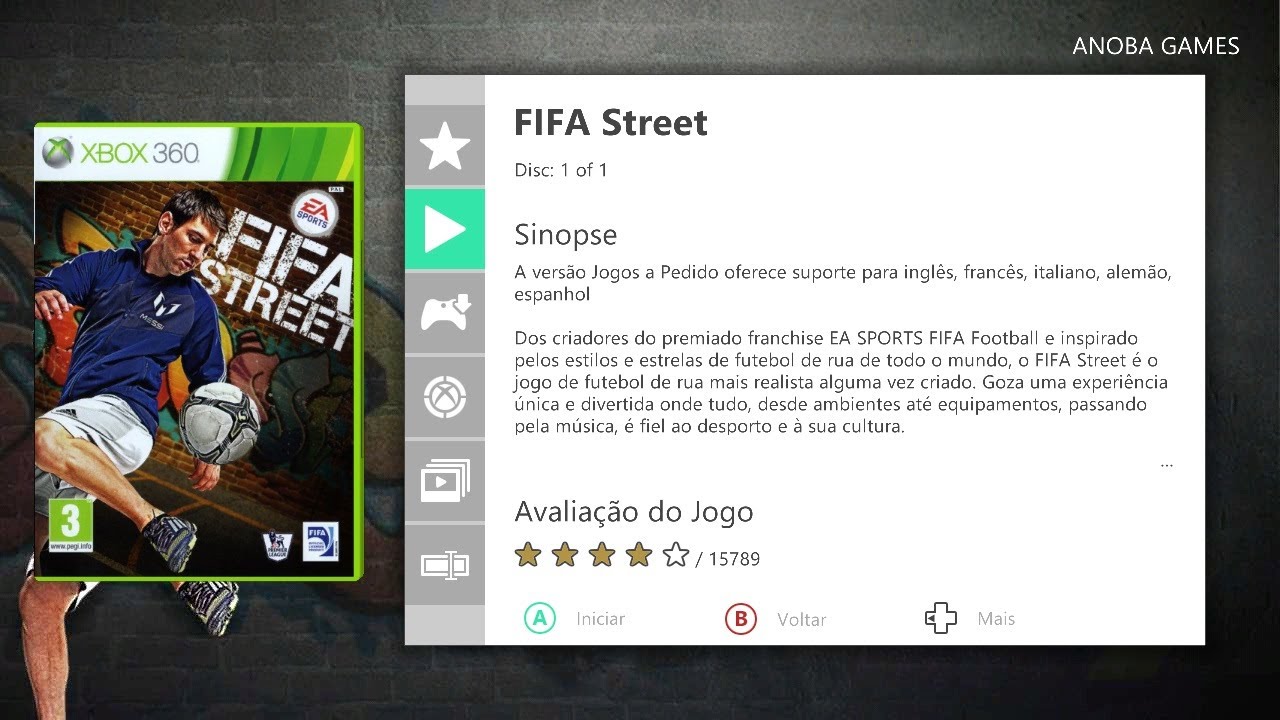 15 Minutos Jogando: FIFA Street (Xbox 360) Full HD - 1080 #xbox360