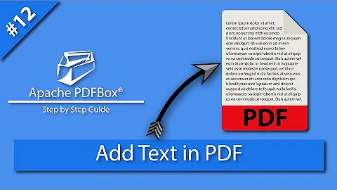 Add Text in the PDF, Pdfbox add text to existing pdf, Apache PDFBox Tutorial,