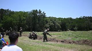 Camp Mabry 2026 Close Assault 1968 - American Weapon M60 Machine Gun Demonstration (and Failure)
