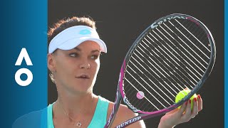 Kristyna Pliskova V Agnieszka Radwanska Match Highlights 1R Australian Open 2018