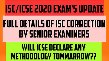 ISC/ICSE Exam