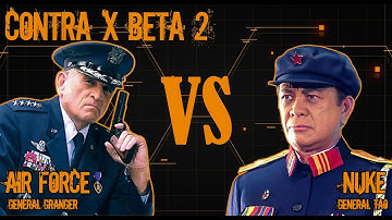 C&C Generals Contra X BETA 2. Challenge: AirForce General vs Nuke General [Hard] #8