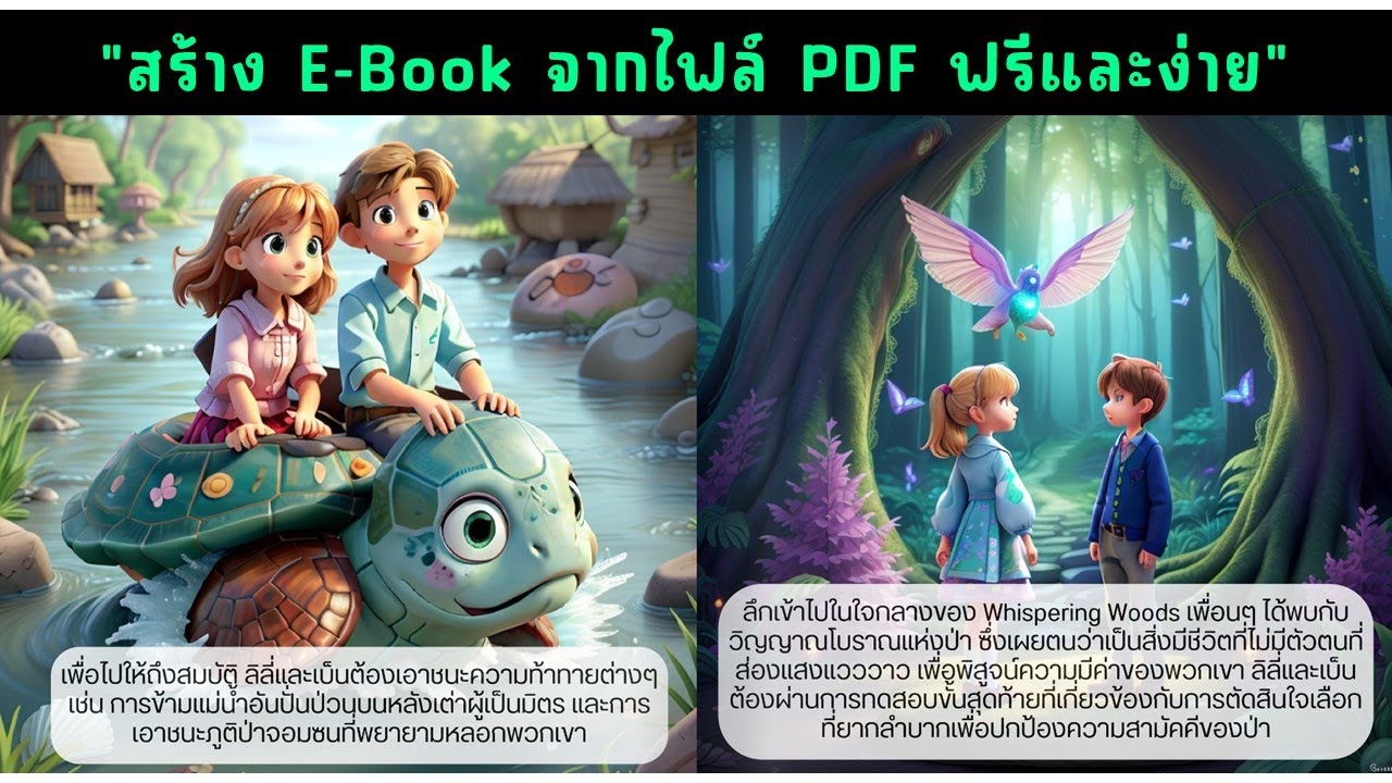 สร้าง E Book ฟรีและง่าย จากไฟล์ PDF