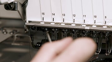 13 - Replacing Embroidery Needle - SWF Embroidery Machine: ES Series Compact and Full Size