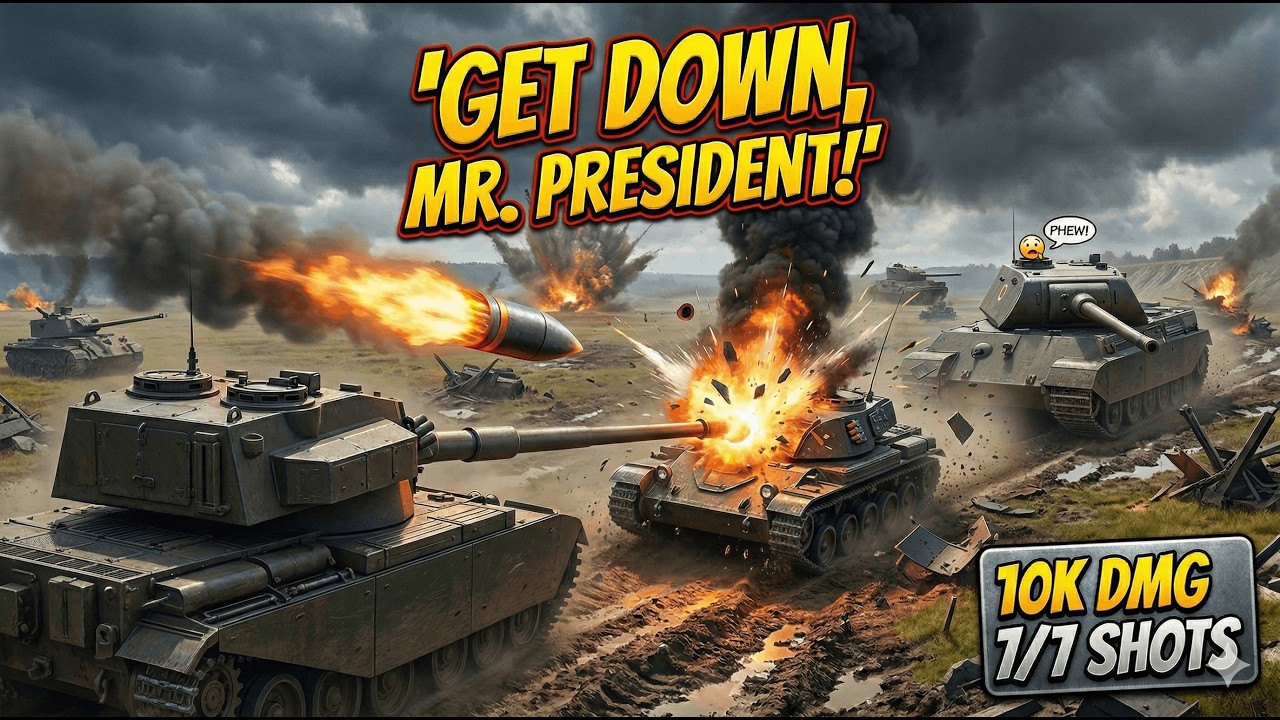 FV4005 | 10k DMG | Get down, Mr. President! | 7/7 SHOTS