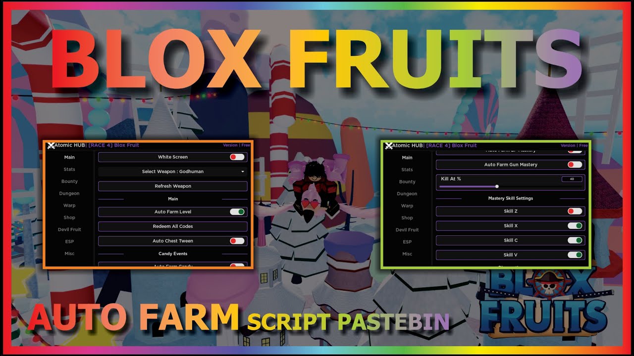 BLOX FRUITS AUTO FARM SCRIPT *PASTEBIN 2023* (ROBLOX) 