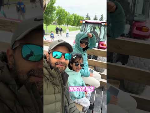 Tractor ride at heritage park