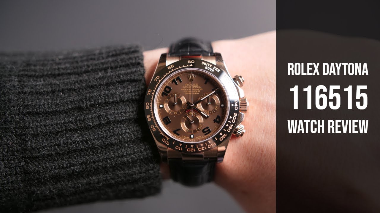 Rolex Daytona Rose Gold 116515 Watch 