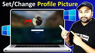 laptop me apna photo kaise lagaye | how to change profile photo in laptop | change profile photo