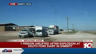 VIDEO: Officials: 1 critically injured, unknown amount of cattle killed in South Fork Dairy explo...