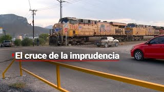 IMPRUDENCIA TOTAL | Choques con trenes son constantes ante la falta de cultura vial en Nuevo León