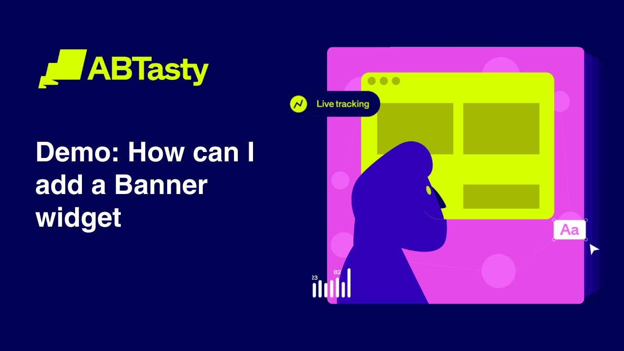 AB Tasty: How can I add a Banner widget - YouTube