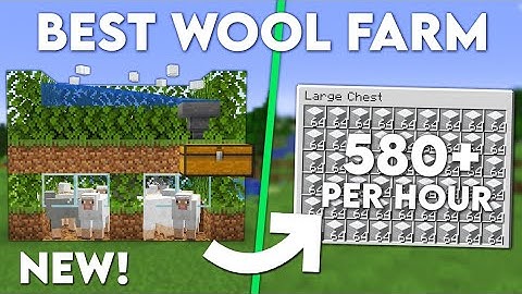 Minecraft Easy WOOL FARM - Extremely Efficient 1.20 Tutorial