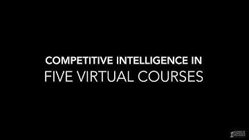 The Academy of Competitive Intelligence: What is Competitive Intelligence?