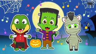 Finger Family Halloween With Jungle Animals
