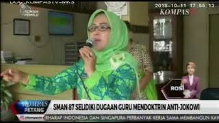 Siswa SMA N 87 JKT Gelar Aksi Bela Guru Anti JOKOWI #kompasPetang