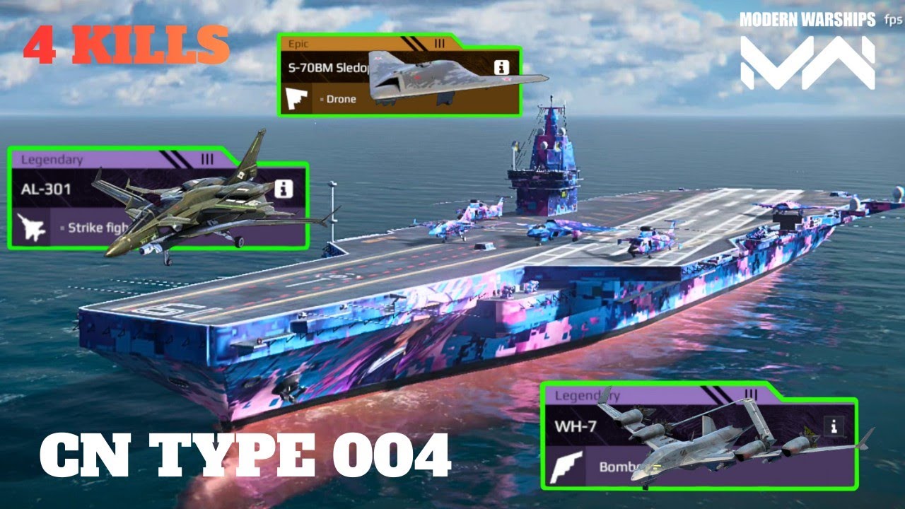 CN TYPE 004 - With WH-7 Bombay 🔥& AL-301 ☠️ Dedlist build - modern warships 