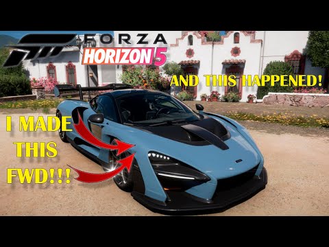 I made McLaren Senna hypercar front wheel drive! And this happened!