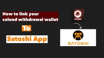 Easy Steps On How to Link Colend Withdrawal wallet to Satoshi App || #colend #satoshiap #crypto