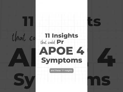 ApoE4 & Alzheimer’s:
