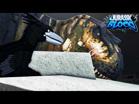 HIDE OR BECOME FOOD IN THE LABORATORY T REX ON THE LOOSE ROBLOX Jurassic Blocky