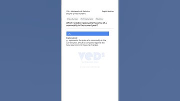 Understanding Index Numbers in 12th Mathematics Statistics