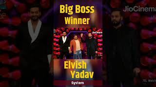 Elvis yadav winner of the big boss trophy elvishyadav Big Boss winner Elvis yadav bigbosswinner