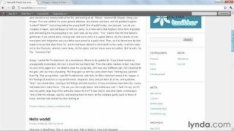 WordPress 3 Building Child Themes - Chapter 7 - 02 Creating custom footer files for different pages