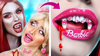 Comment Devenir un Vampire! Transformation de Barbie en Vampire!