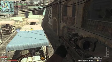 MW3- barret, drop zone sniping