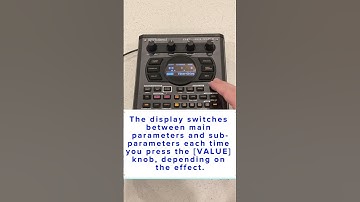 Roland SP 404 MK2 Tutorial : How to lock the effect edit screen