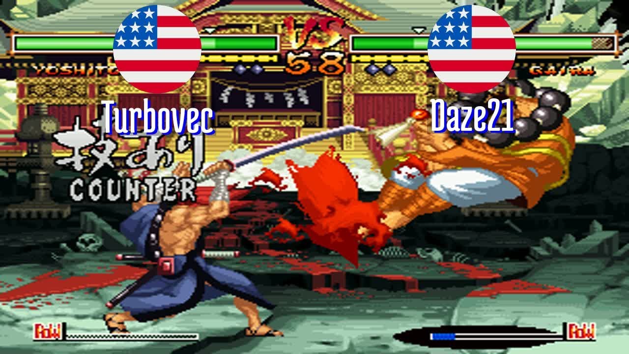 ちゃ～やまぶぅS FT5 @samsh5sp: Turbovec (US) vs Daze21 (US) [Samurai Shodown V
