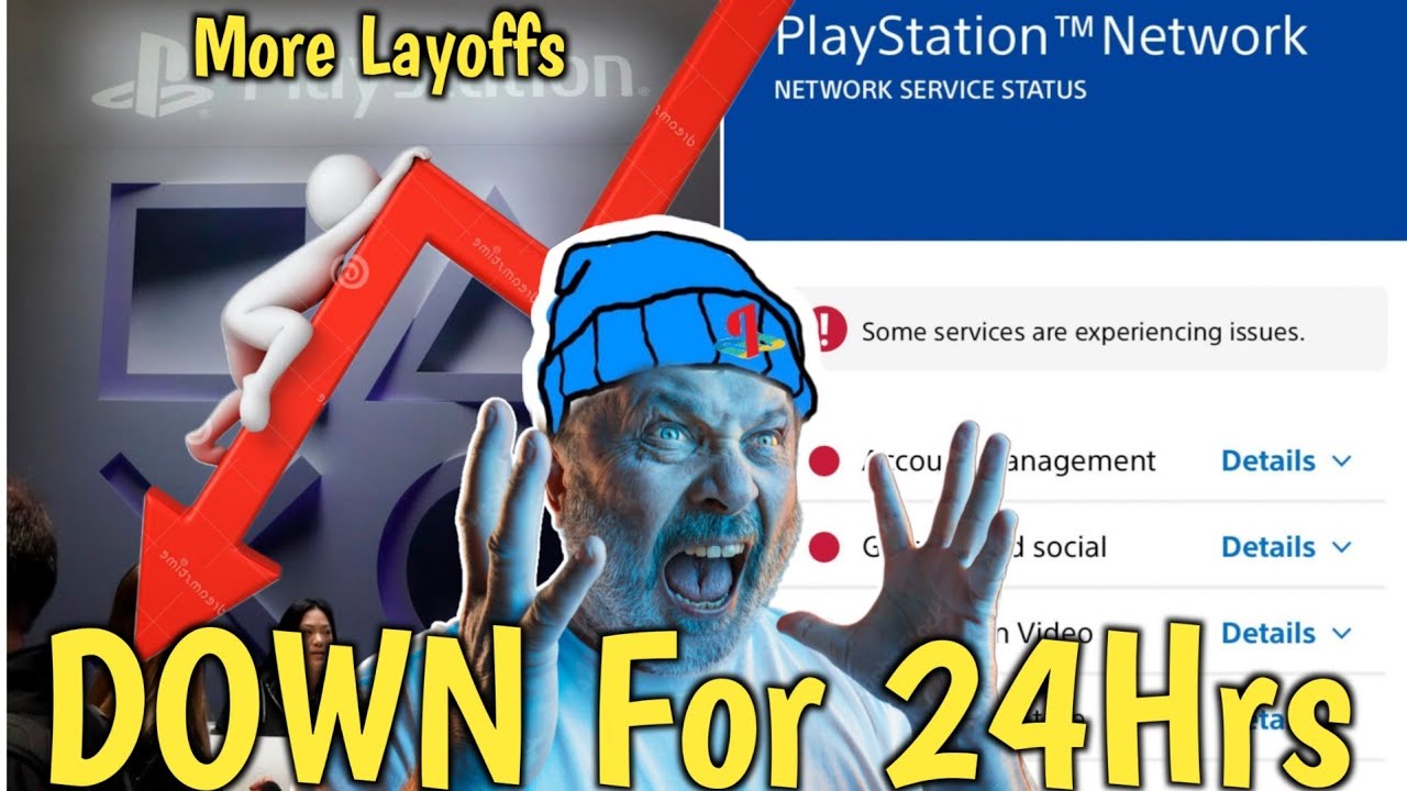 Playstation Network 🛜 Down For More Than Seven Hours 😲🫣 - YouTube