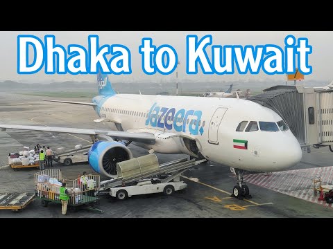 Jazeera Airbus A320 | Jazeera Airways | Dhaka to Kuwait Flight Experience | FoodVel