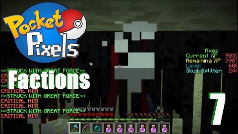 Minecraft - PocketPixels Factions - 7 - McMMO: Swords, Axes, Unarmed, and Archery