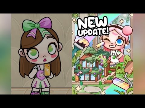 Avatar world natural chic House maker space new update avatar world 🤩🤗
