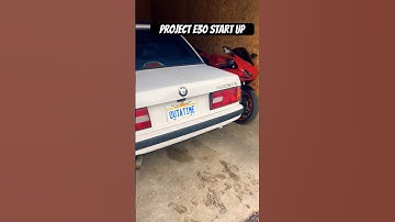 325ix E30 cold start! 🥶