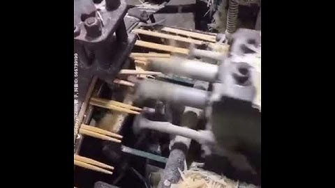 ever wondered how chopsticks are made ?