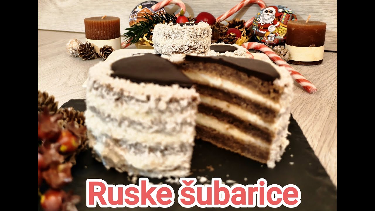 RUSKE KAPE-Šubarice–TRADICIONALNI KOLAČ KOJI SE TOPI U USTIMA! Slatki Advent:3.kolačić! #kolači