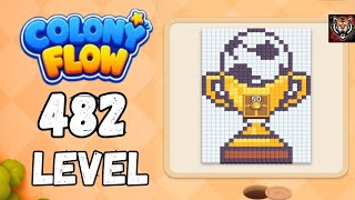 Colony flow Level 482 Walkthrough Solution
