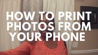 How to print photos from phone for Mother's Day || A Purpose Driven Wife