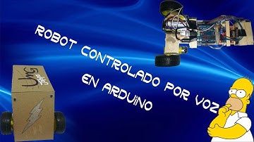Robot Controlado con App Android de Forma Manual y por Voz -- ARDUINO